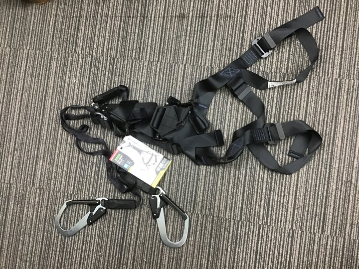 □タジマ(Tajima) ハーネスGS＋平ロープダブルランヤードL1セット 黒 Sサイズ A1GSSFR-WL1BK【富山店】◆レ