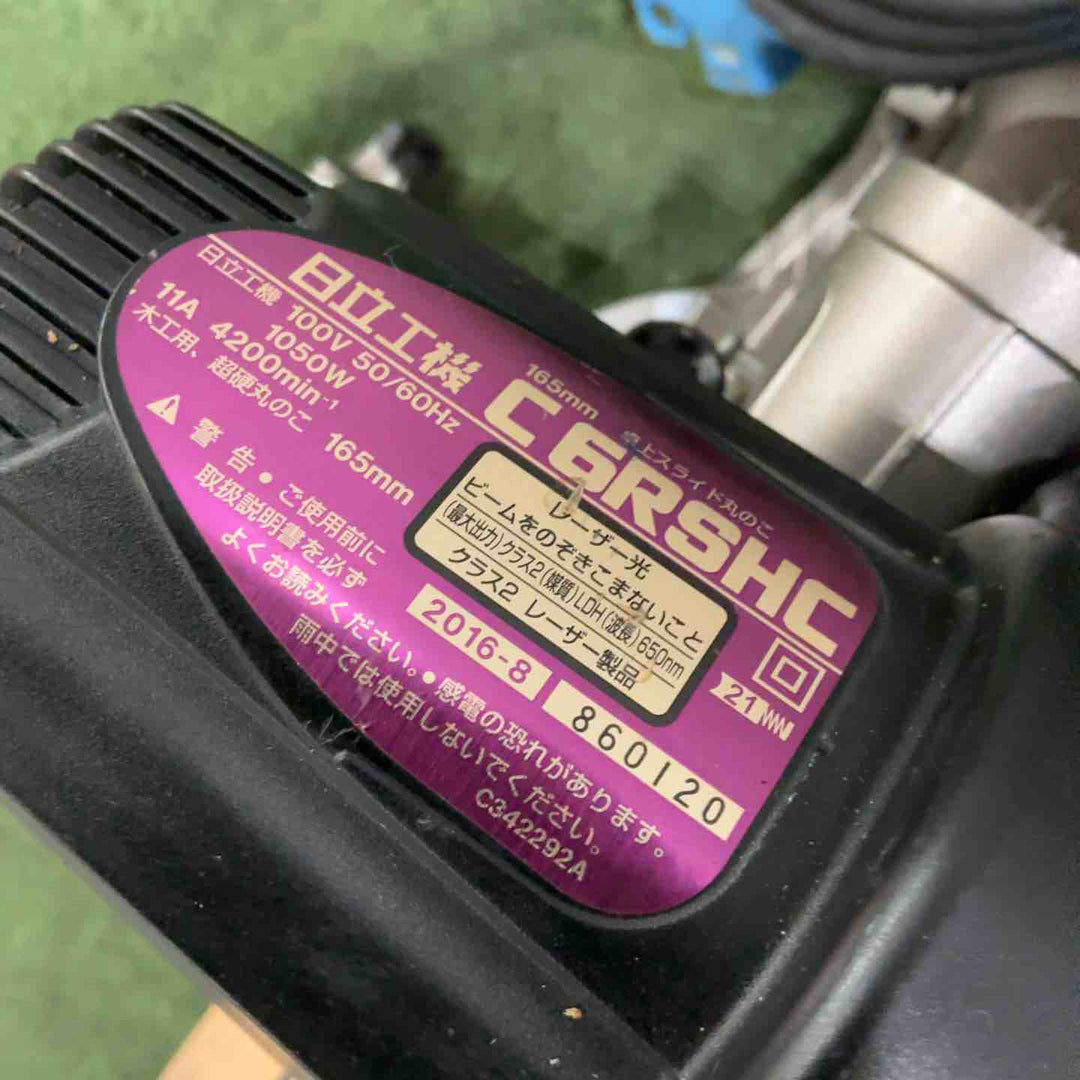 ★ハイコーキ(HIKOKI ※旧:日立工機) 卓上スライド丸のこ C6RSHC 動作確認済【川口店】