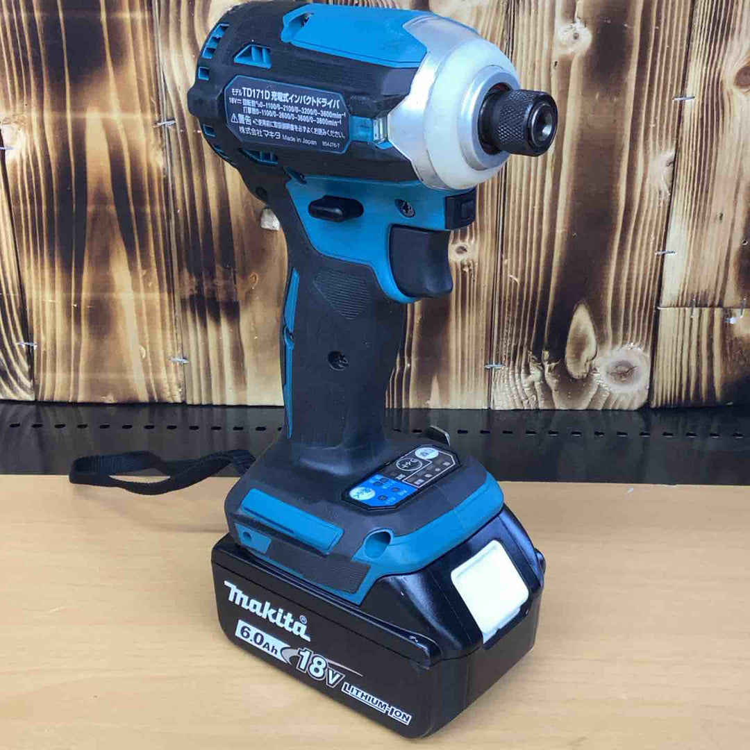 マキタ(makita) コードレスインパクトドライバー TD171DRGX ネジ ボルト 木材 金属 穴あけ 建設現場 DIY リフォーム プロ 組み立て 高速 ボルト締め 【越谷店】