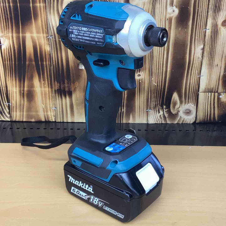 マキタ(makita) コードレスインパクトドライバー TD171DRGX ネジ ボルト 木材 金属 穴あけ 建設現場 DIY リフォーム プロ 組み立て 高速 ボルト締め 【越谷店】