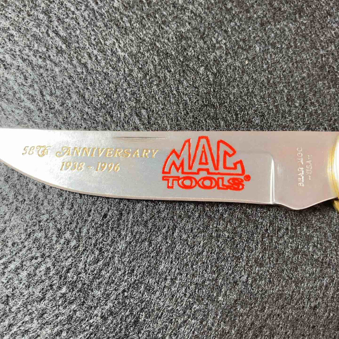 【中古美品】 マックツール(MACTOOLS) 58周年 フォールディングナイフ メダル付き 1996年 未使用長期保管品 【東大和店】