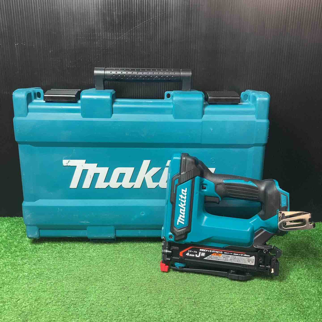 【中古品】★マキタ(makita) コードレスタッカー ST421DZK 本体、ケース【岩槻店】