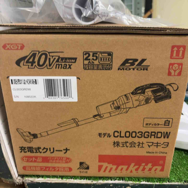 ★マキタ(makita) コードレスクリーナー CL003GRDW【町田店】