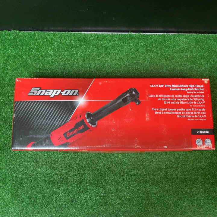 スナップオン/Snap-on 3/8コードレスロングネックラチェット CTR868DB レッド 本体のみ【岩槻店】