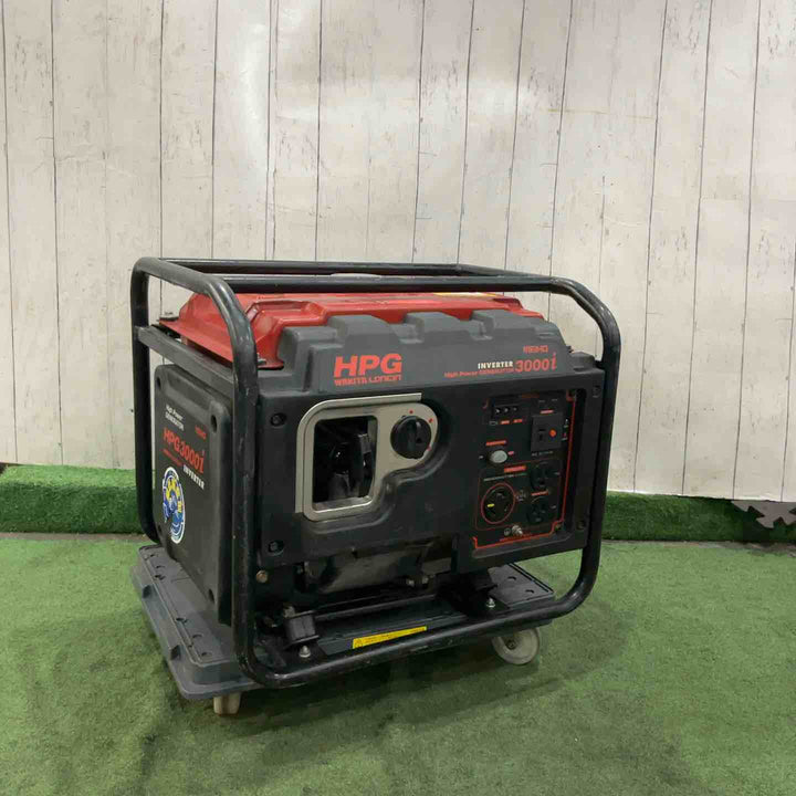 【店頭受取り限定】◇ワキタ(MEIHO) インバーター式ガソリン発電機 HPG3000i 動作確認済【川口店】