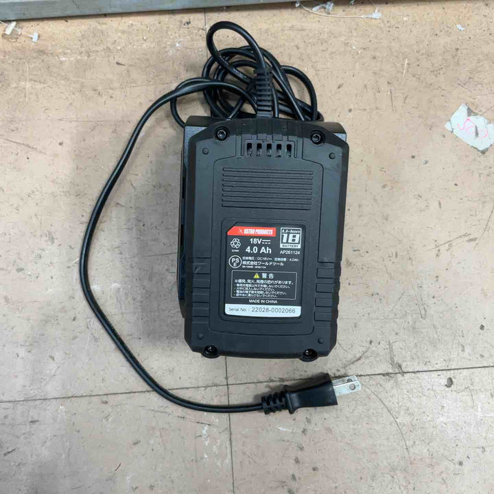 アストロ DC18V 充電式扇風機 RF817 バッテリー 充電器セット【草加店】