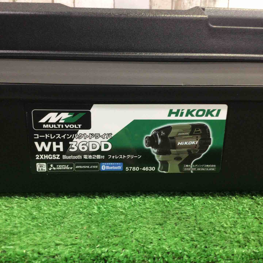 ★ハイコーキ(HIKOKI ※旧:日立工機) コードレスインパクトドライバ フォレストグリーン WH36DD(2XHGSZ)【町田店】