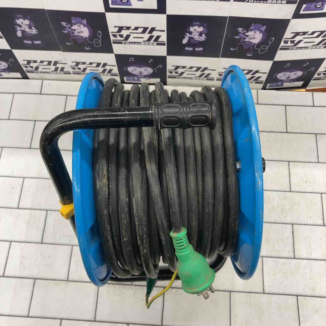 ◇日動 電工ドラム 防雨ELB付 NPW-EB33 30ｍ コードリール【所沢店】