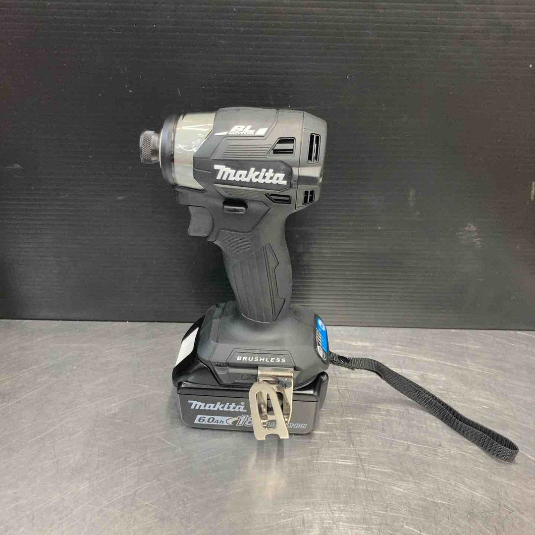 【未使用品(店頭展示品)】 マキタ(makita) 18V コードレスインパクトドライバー TD173DXB 黒色 充電器なしフルセット 【東大和店】