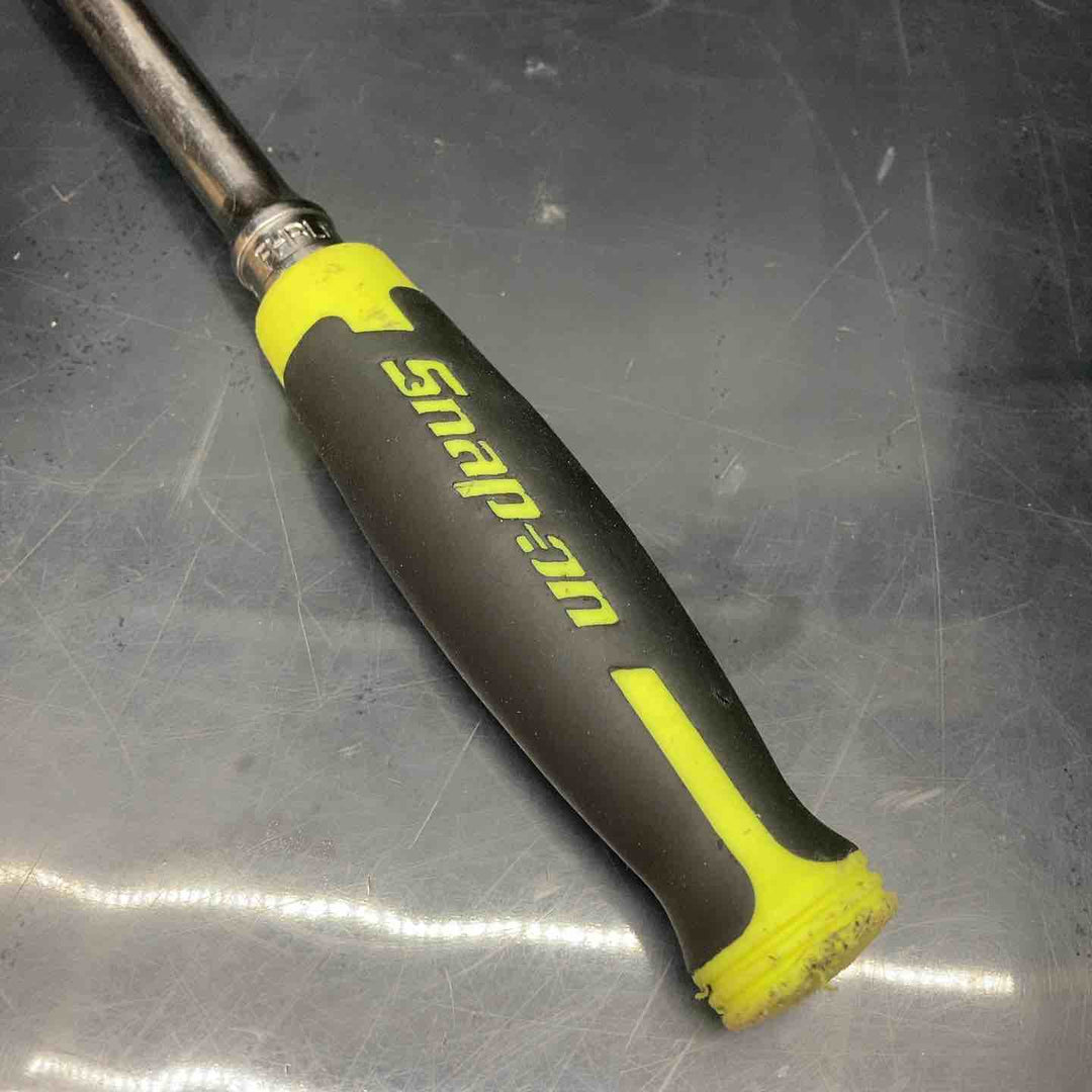 ★スナップオン(Snap-on) 3/8"クイックリリースフレックスヘッドラチェット FHRLF80A イエロー【川越店】