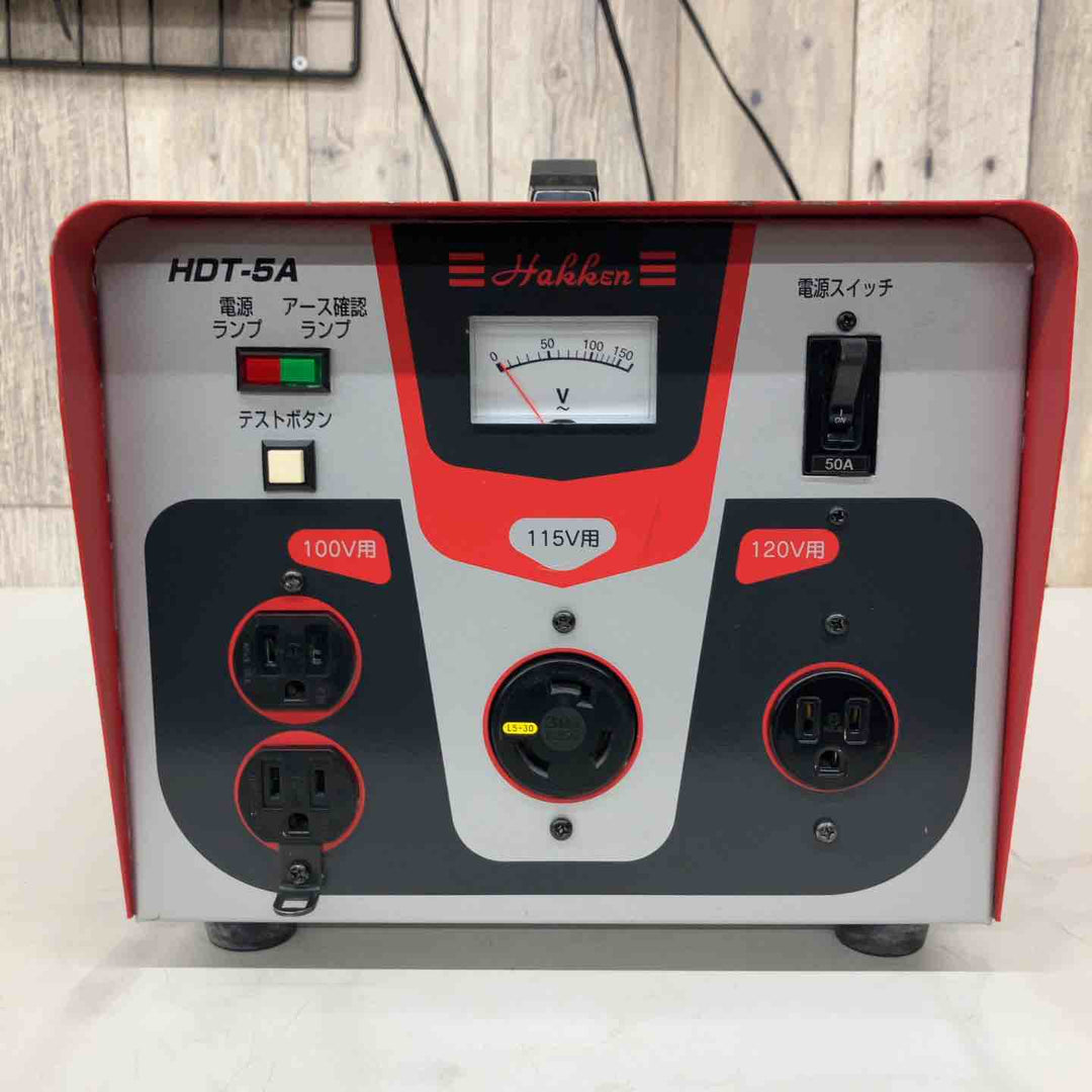 【中古品】◇コンセック(Hakken) ハッケン昇降圧器 ハードトランスHDT-5A④【戸田店】