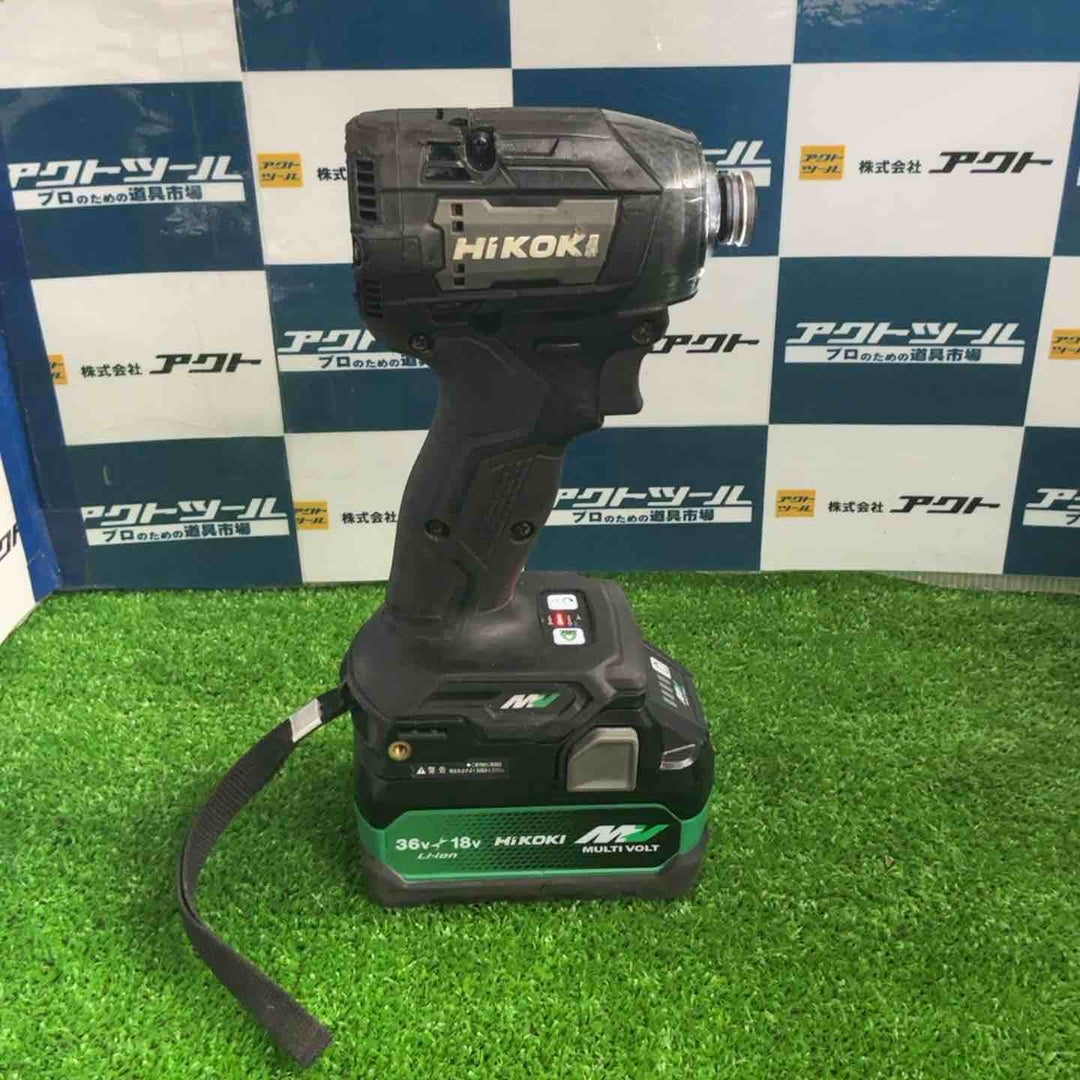 ★ハイコーキ(HIKOKI ※旧:日立工機) コードレスインパクトドライバ ストロングブラック WH36DD(2XHBSZ)【草加店】