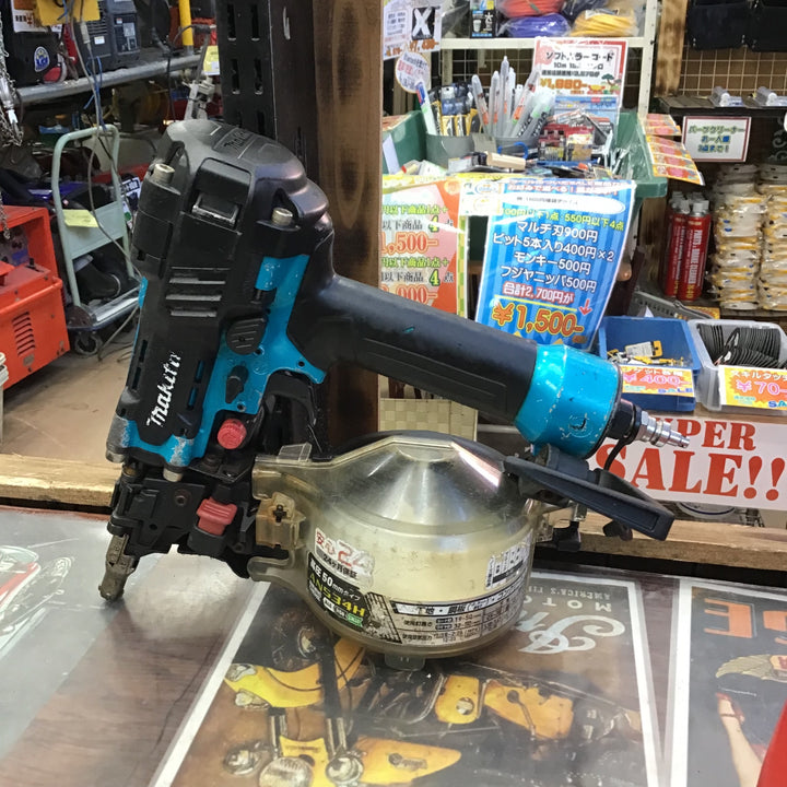 ★マキタ(makita) 高圧エア釘打ち機 AN534H【草加店】