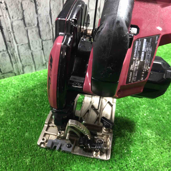 ◇ハイコーキ(HIKOKI ※旧:日立工機) コードレス丸のこ C3606DA(SK)(NNR)【川口店】