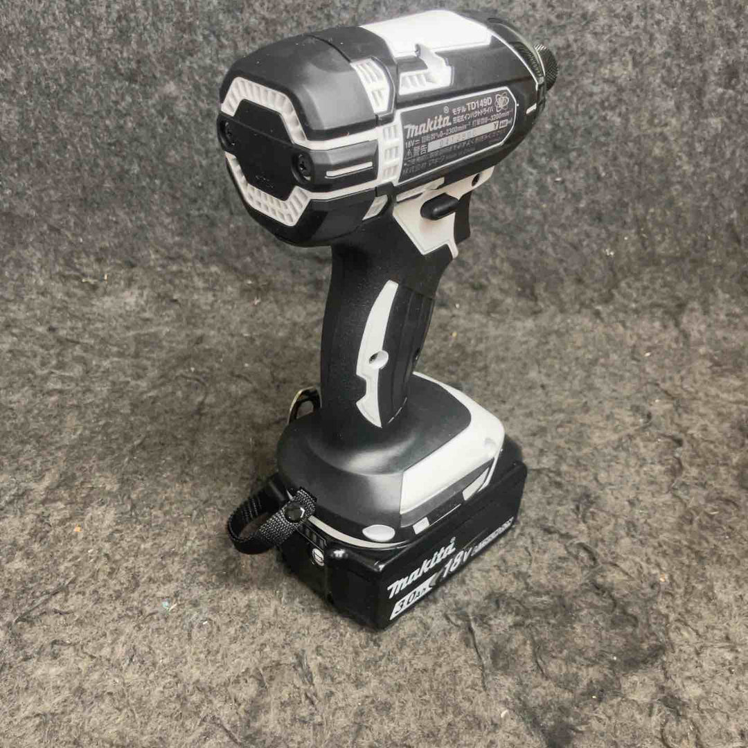 ★マキタ(makita) コードレスインパクトドライバー TD149DRFXW【鴻巣店】