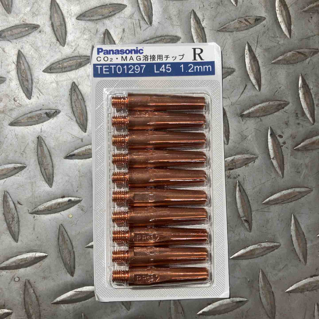 Panasonic パナソニック CO2・MAG溶接用チップ L45 1.2mm TET01297 R 100個入り【草加店】
