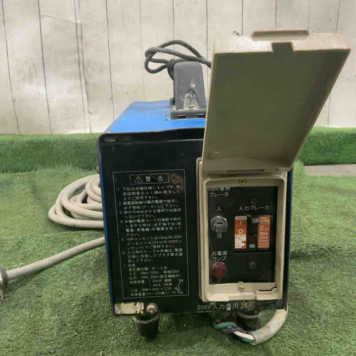 シブヤ ダイモトランス 200V→100V 15RCD【川口店】