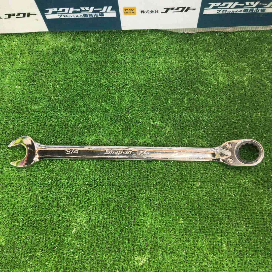スナップオン(Snap-on) 切替式ラチェットコンビネーションレンチ 3本セット SOXRR24A(3/4)・SOXRR14A(7/16)・SOXRR12(3/8)【八潮店】