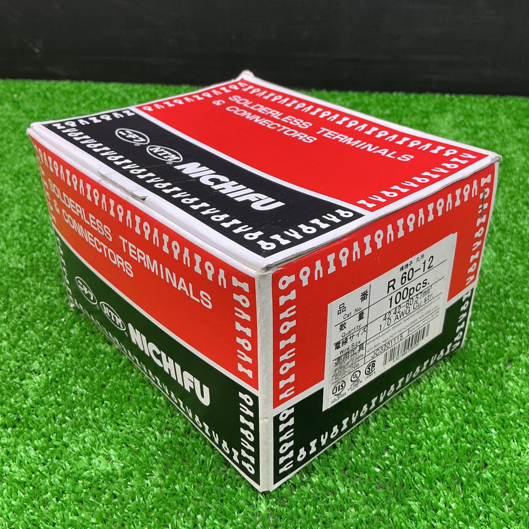 ニチフ端子工業 NICHIFU ニチフ R 60-12 裸圧着端子 R形 100P【電材館越谷店】