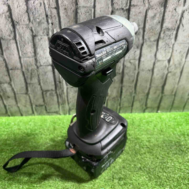 ★マキタ(makita) 14.4V コードレスインパクトドライバー TD137DRFXB 動作確認済み【川口店】