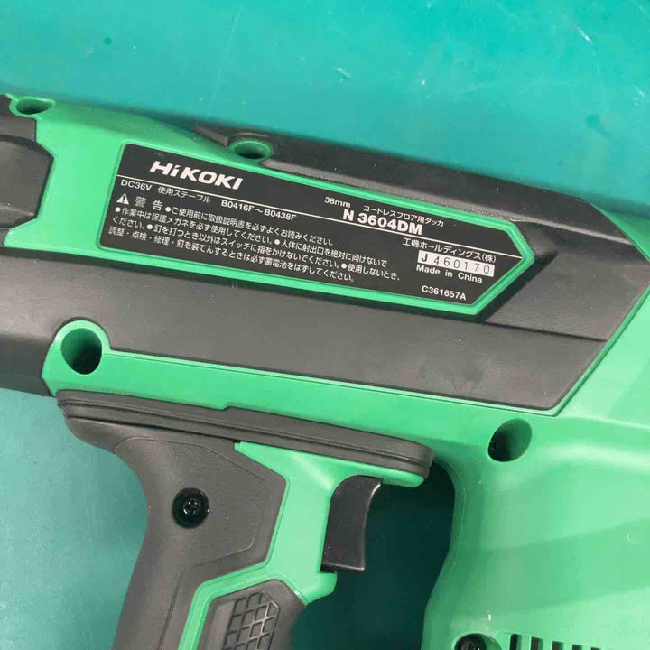 ★ハイコーキ(HIKOKI ※旧:日立工機) コードレスフロアタッカー N3604DM(NNK)本体のみ【戸田店】