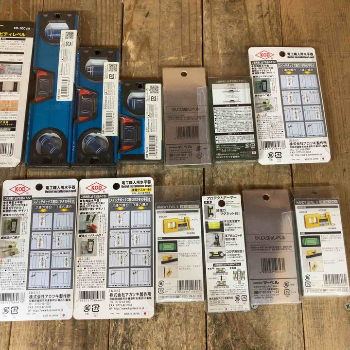 在庫出し切り！【未使用品】水平器 磁石モデル マグネット付き 20個セット まとめ売り エビスダイヤモンド KOD シンワ等②【所沢店】