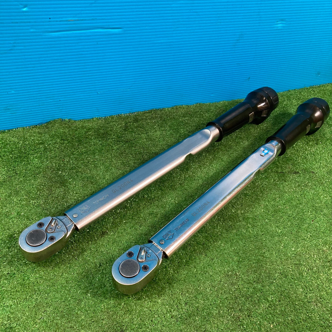 【中古品】◇東日(TOHNICHI) プレセット形トルクレンチ QL200N4 2本セット【岩槻店】