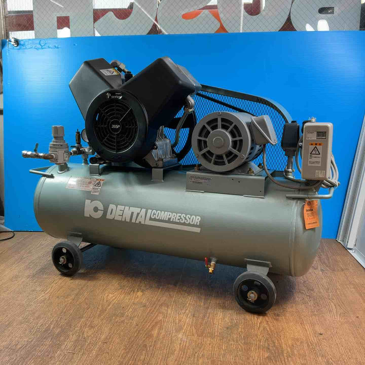 【店頭受取り限定】◇イワタ(IWATA) レシプロ コンプレッサー OCS-265P-2D 充填約2分 2.2Kw(3馬力) 3相 200V 72Lタンク 静音モデル ベビコン 【岩槻店】