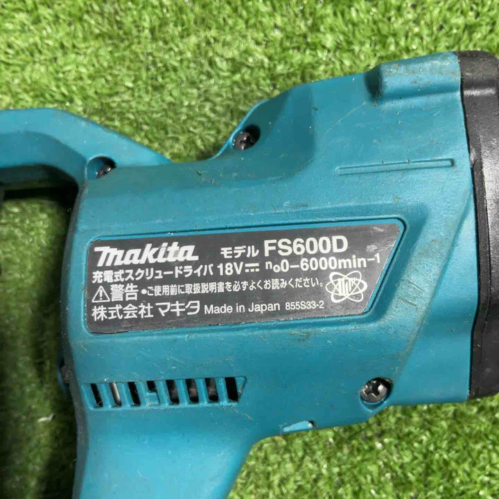 ★マキタ(makita) コードレススクリュードライバー FS600DZ 18V 動作確認済み【川口店】