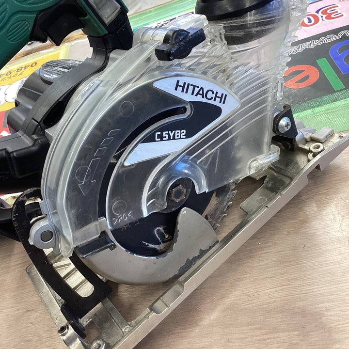 ★ハイコーキ(HIKOKI ※旧:日立工機) 集じん丸のこ C5YB2【草加店】