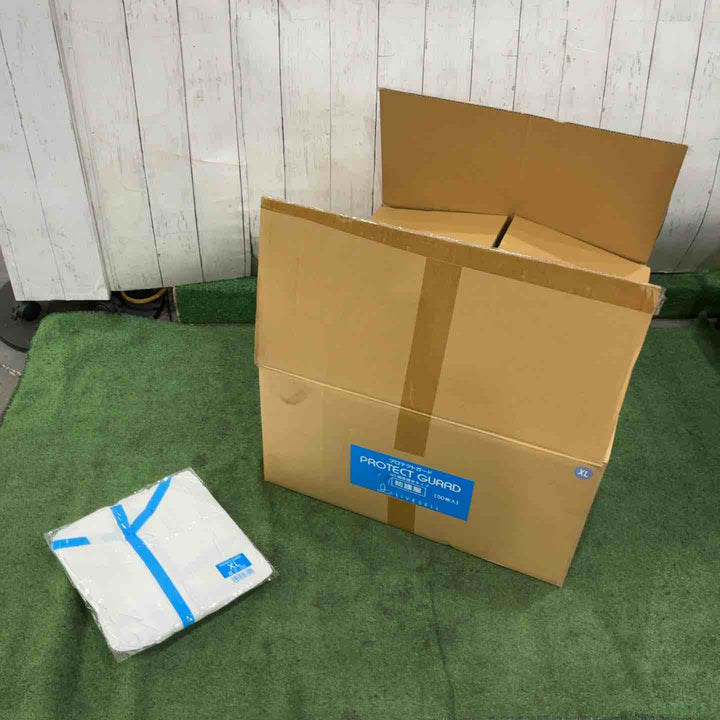 タイベック JIS規格適合 使い捨て防護服 アスベスト医療関係 プロテクトガード XL 50枚入り【川口店】