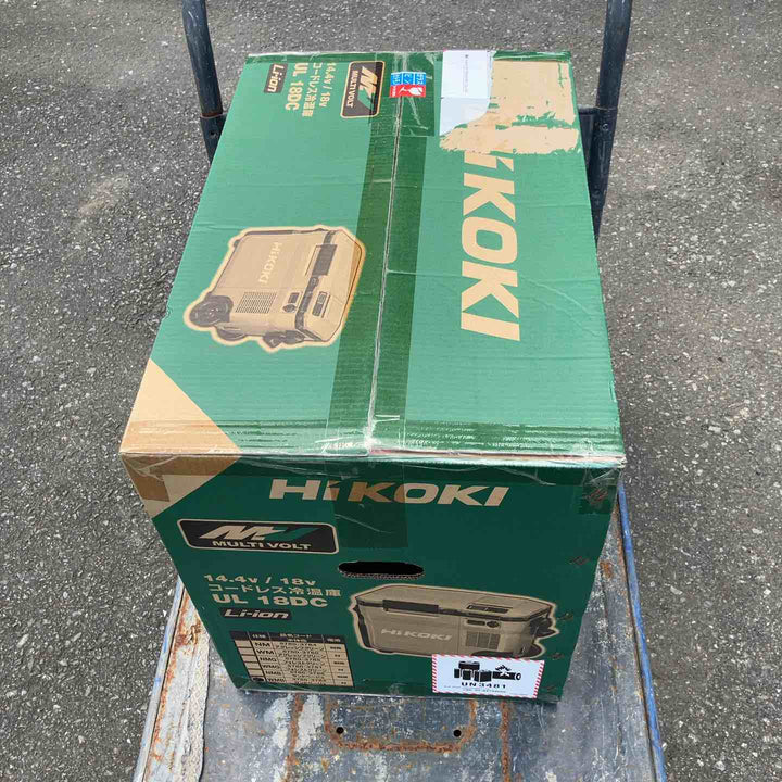☆ハイコーキ(HIKOKI ※旧:日立工機) コードレス冷温庫 UL18DC(WMB)【鴻巣店】