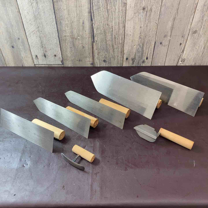 【中古美品】【まとめ売り】東京西勘 油焼左官ゴテ 東京石輝 6個セット こて 鏝【東大和店】