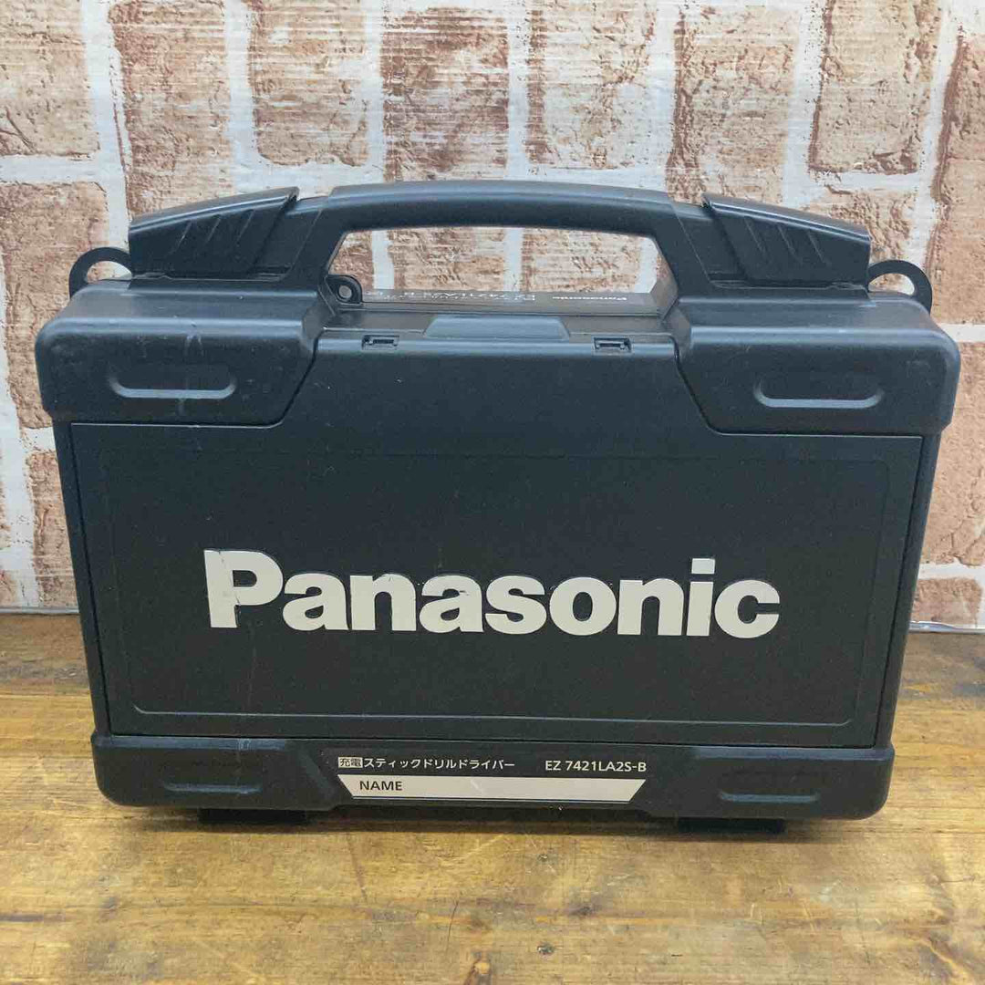 ◇パナソニック(Panasonic) コードレススティック ドリルドライバー 黒  EZ7421LA2S-B【所沢店】