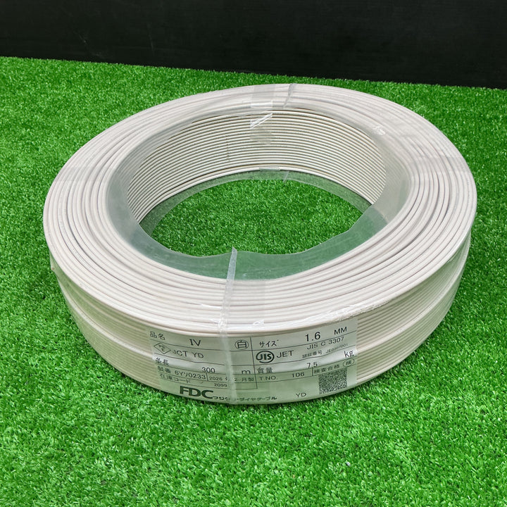 【未使用品】フジクラダイヤケーブル FDC IVケーブル 1.6mm 長さ:300m【電材館越谷店】