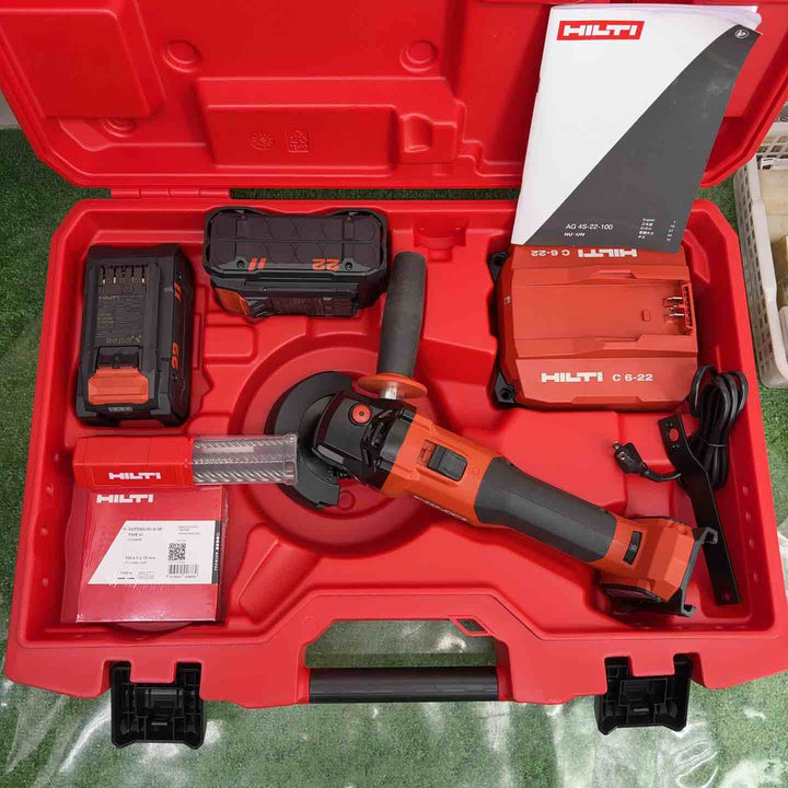 HILTI ヒルティ 100mm充電式ディスクグラインダー AG 4S-A22(-100)【町田店】