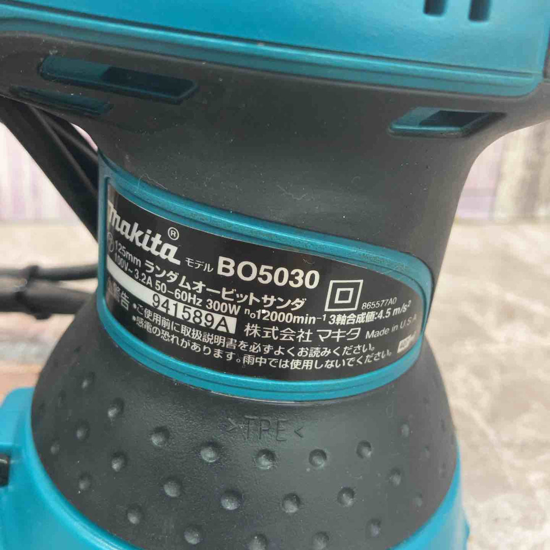 ☆マキタ(makita) ランダムオービットサンダ BO5030【八潮店】