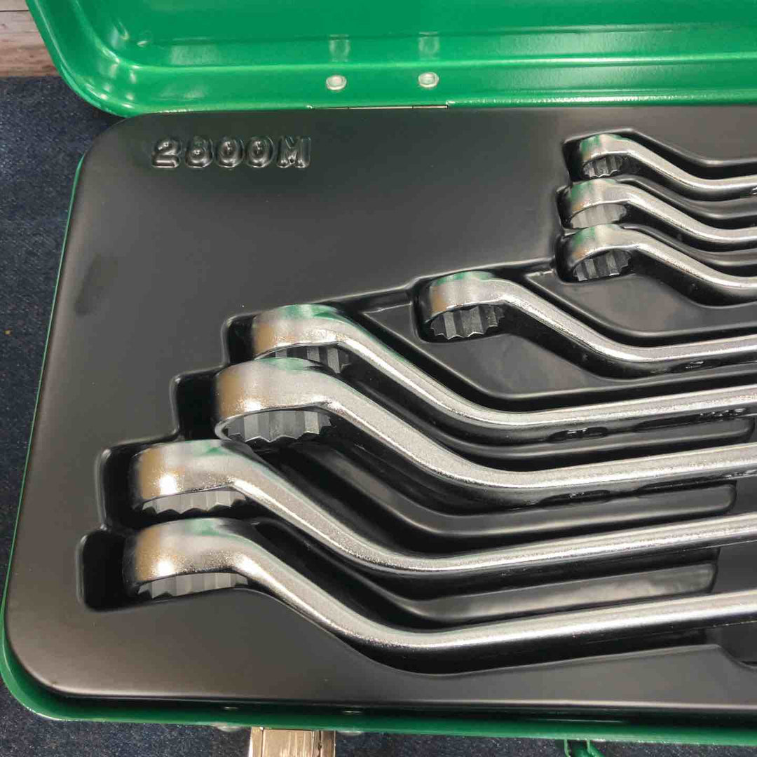 トネ(TONE) ロングめがねレンチセット(45°) 2800M 内容8点 シルバー【八潮店】