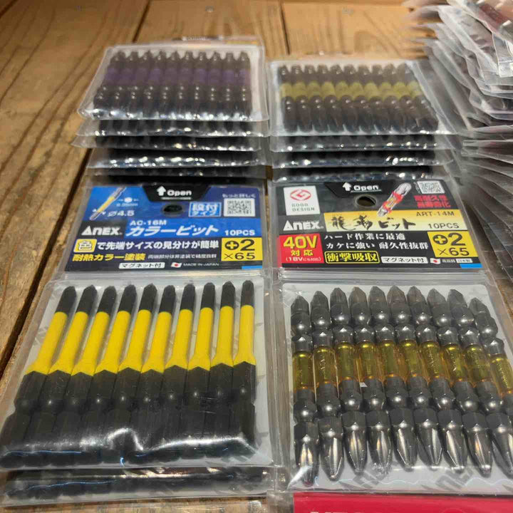 【未使用品】インパクトビット 65mm 10本×60個 合計600本まとめ売り VESSEL ANEX ベッセル アネックス等【所沢店】