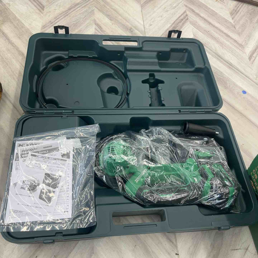 HiKOKI(ハイコーキ) 18V コードレスロータリバンドソー 新型マルチボルト蓄電池１個・急速充電器・ケース付 CB18DBL(S)(LXPKZ)【越谷店】