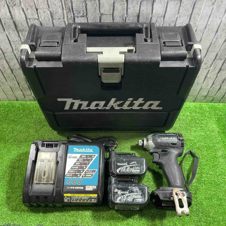 ★マキタ(makita) 14.4V コードレスインパクトドライバー TD137DRFXB 動作確認済み【川口店】