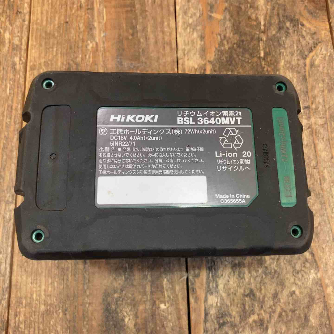 ★ハイコーキ(HIKOKI ※旧:日立工機) リチウムイオンバッテリー 36V/4.0Ah BSL3640MVT【所沢店】