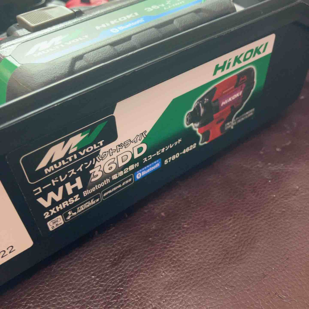 【未使用(店頭展示品)】★ハイコーキ(HIKOKI ※旧:日立工機) コードレスインパクトドライバ スコーピオンレッド WH36DD(2XHRSZ)【東大和店】