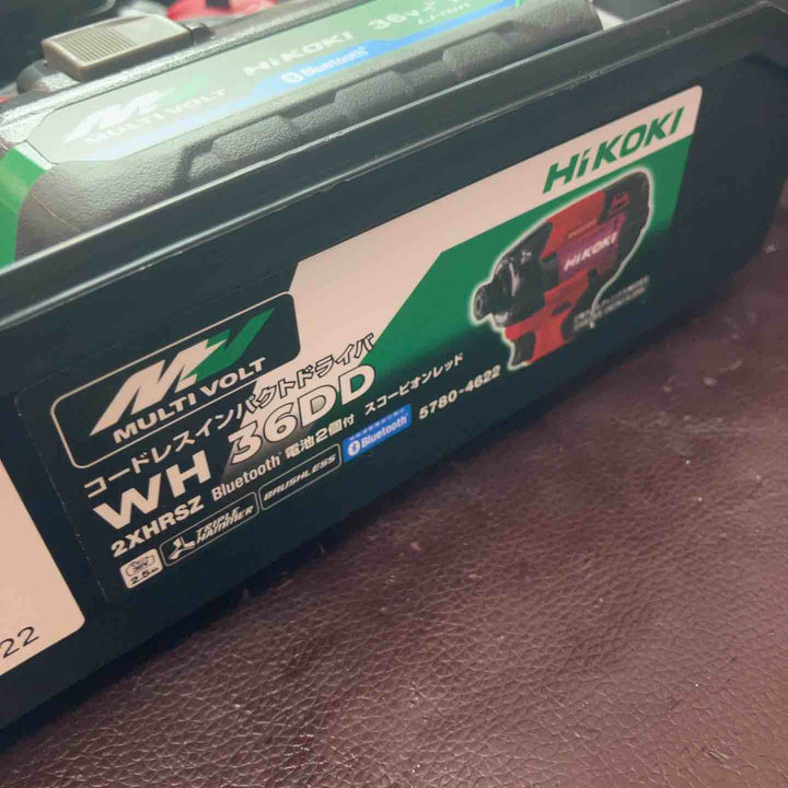 【未使用(店頭展示品)】★ハイコーキ(HIKOKI ※旧:日立工機) コードレスインパクトドライバ スコーピオンレッド WH36DD(2XHRSZ)【東大和店】