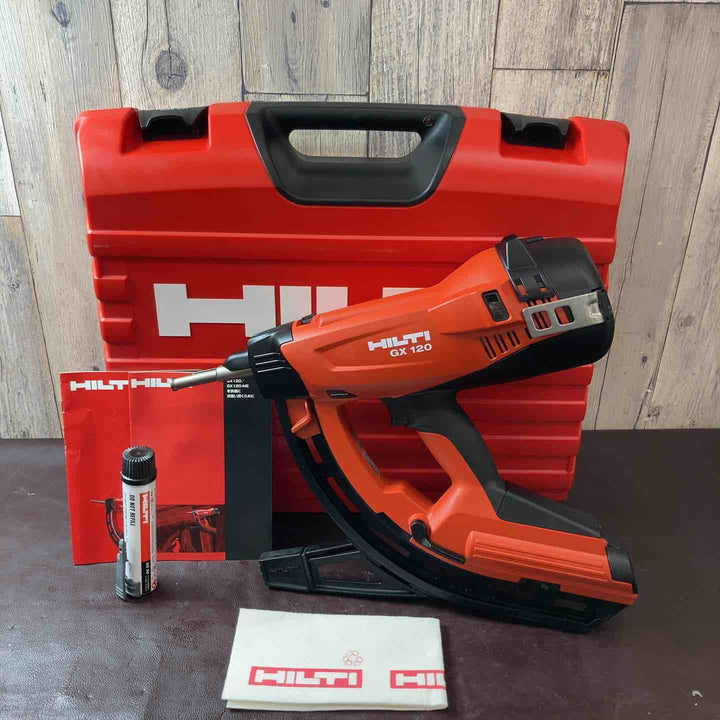 【中古美品】ヒルティ(HILTI) ガス式鋲打機 GX120 テスト用ガス付属【東大和店】