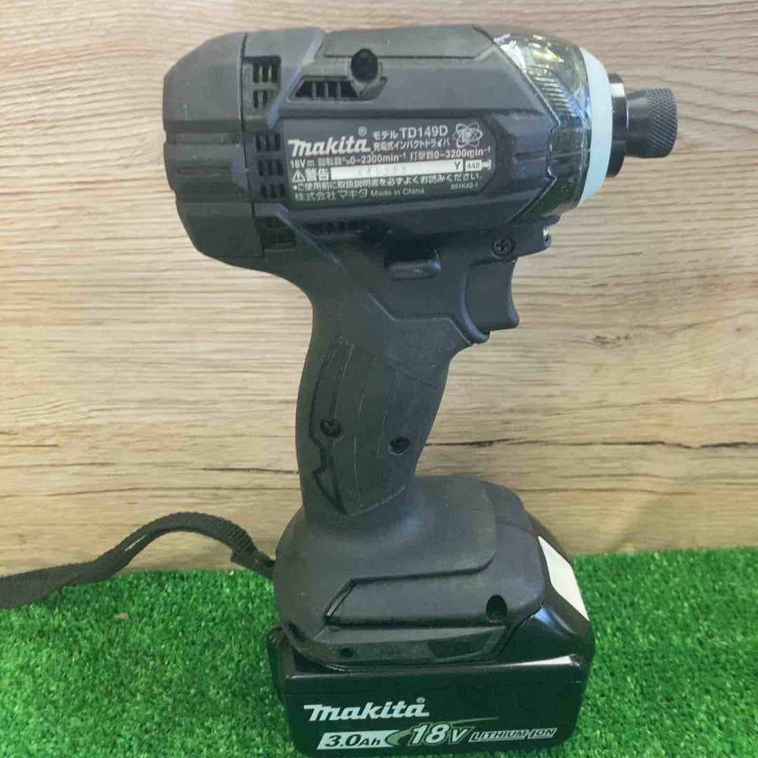 ★マキタ(makita) コードレスインパクトドライバー TD149DRFXB【町田店】