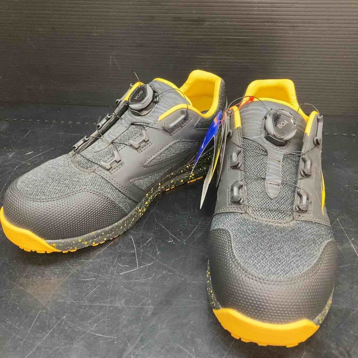 ミズノ(MIZUNO) プロテクティブスニーカー(安全靴) ALMIGHTY LSⅡ52L BOA F1GA220290 限定カラー ブラック×イエロー 26.5cm【川越店】