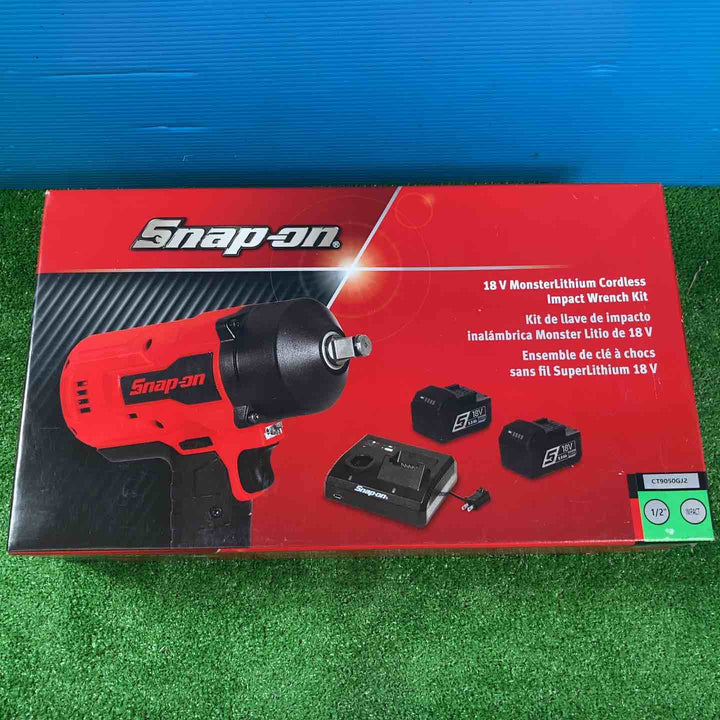 スナップオン/Snap-on 18V コードレスインパクトレンチ CT9050GJ2 グリーン バッテリー2個付きフルセット【岩槻店】