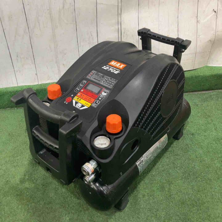【現状品】★マックス(MAX) エアコンプレッサー AK-HH1270E_ブラック 保証なし 動作確認済【川口店】