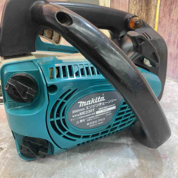 【ジャンク品】◇マキタ makita 250mm エンジンチェーンソー  ME230T 訳あり 不動品【八潮店】